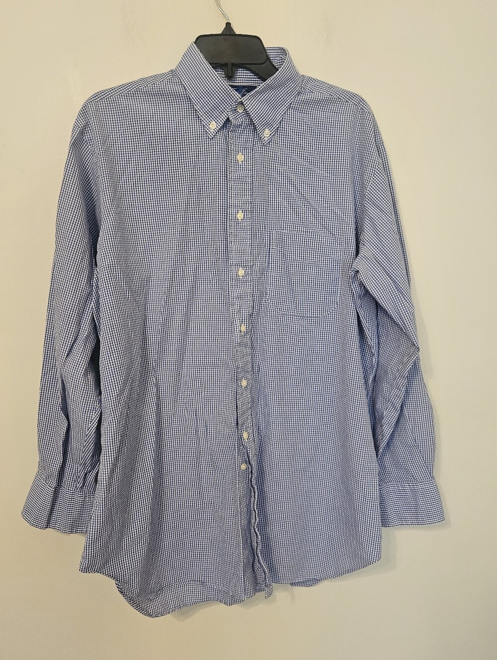 Tom James custom long-sleeve dress shirt EUC